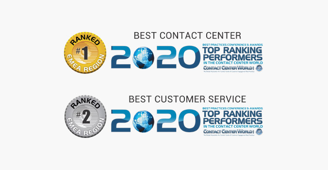 Çözüm Merkezi ekibimiz Contact Center World 2020’de 2 ödüle layık görüldü